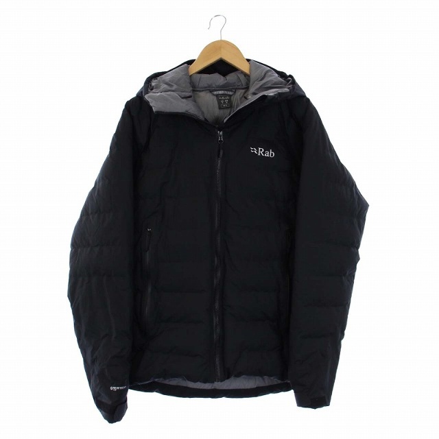 Rab Valiance Jacket ダウンジャケット M 黒 QDN-62715cmゆき丈