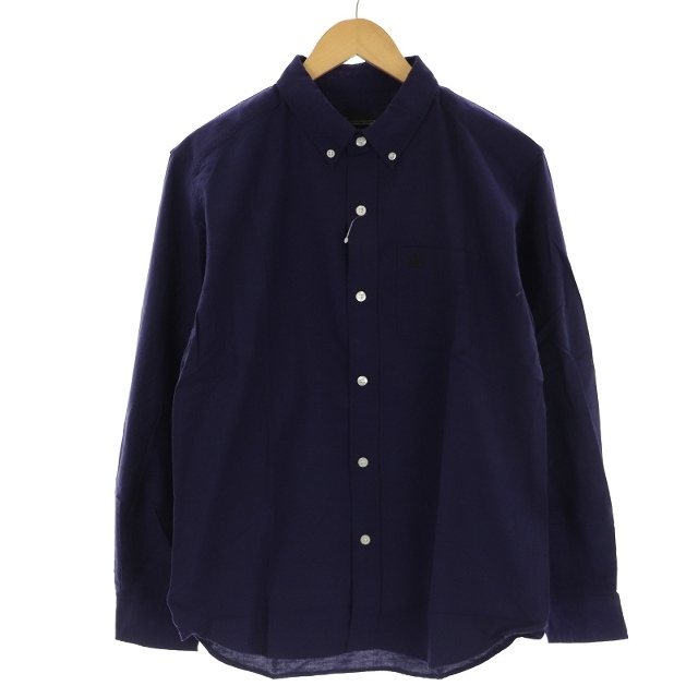 Back Channel(バックチャンネル)のBACK CHANNEL OX B.D. SHIRT M 紺 2321350 メンズのトップス(シャツ)の商品写真