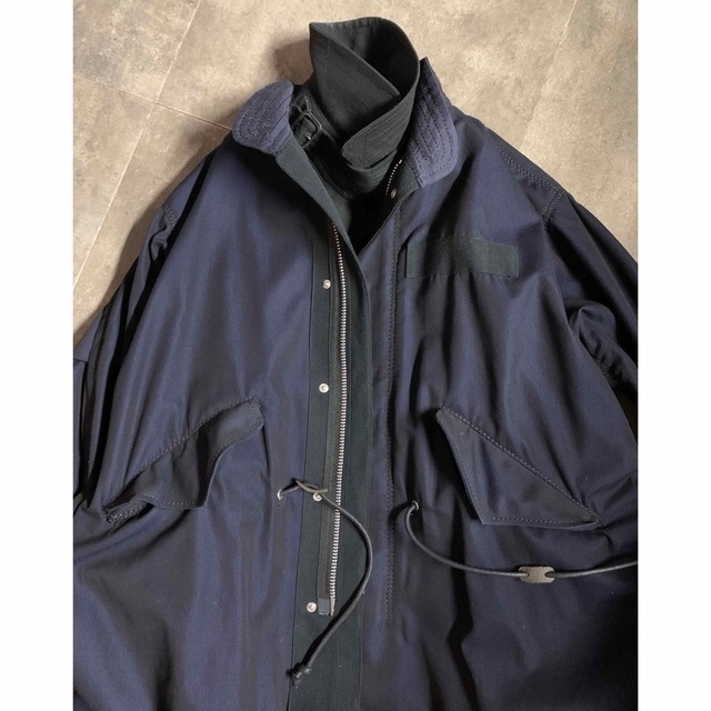 sacai - Sacai メンズ レイヤードトレンチコート ドッキング sacai - Sacai メンズ レイヤードトレンチコート ドッキング