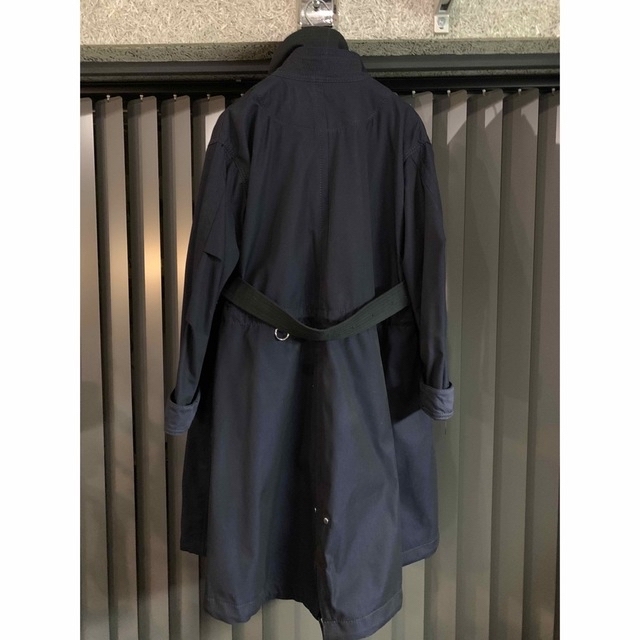 sacai(サカイ)のSacai メンズ　レイヤードトレンチコート　ドッキング　モッズコート　サカイ  メンズのジャケット/アウター(モッズコート)の商品写真