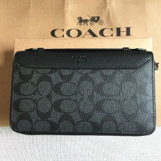 COACH - 新品 未使用 コーチCOACHジャガードストライプシネグチャー長