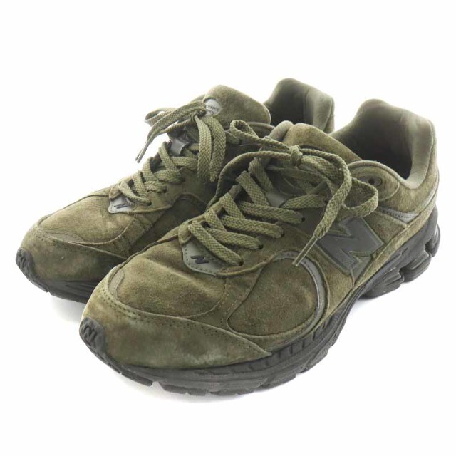 NEW BALANCE Olive スニーカー US9.5 27.5cm カーキ