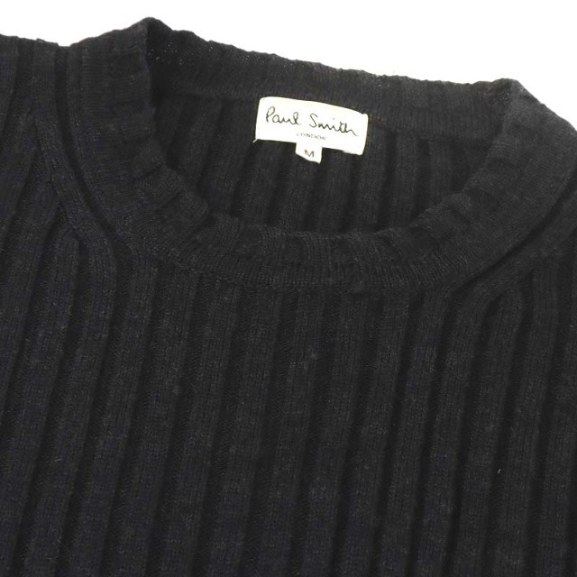PAUL SMITH LONDON ニット セーター ウール M ダークグレー