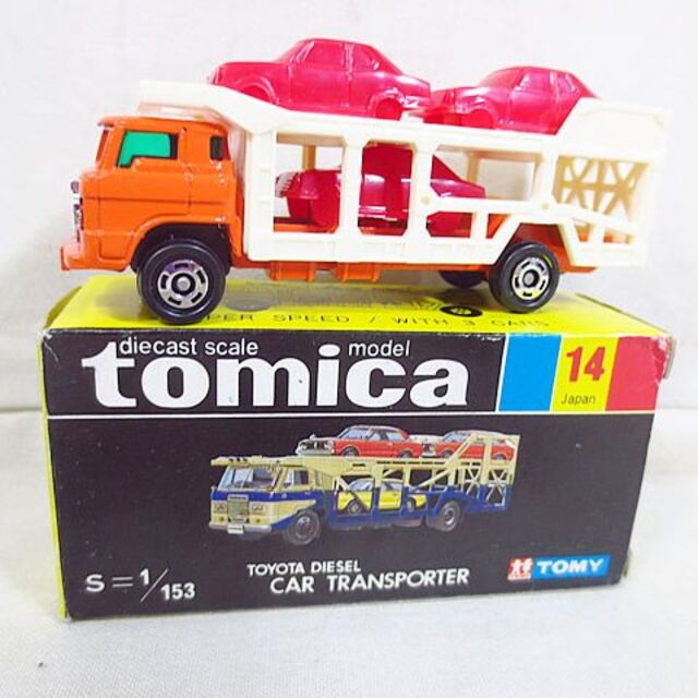 最安値で 新品 トミカ トミー 黒箱 トヨタ ディーゼル カートランス
