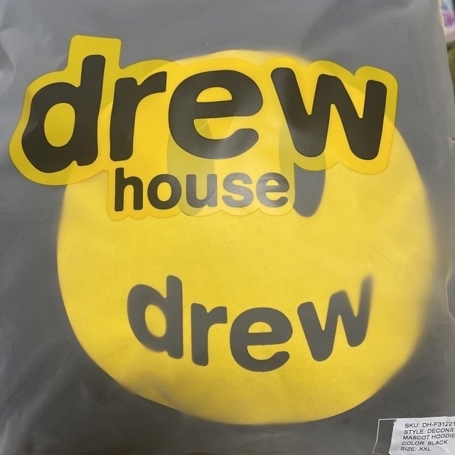 メンズ【drew house】 deconstructed hoodie XXL 黒