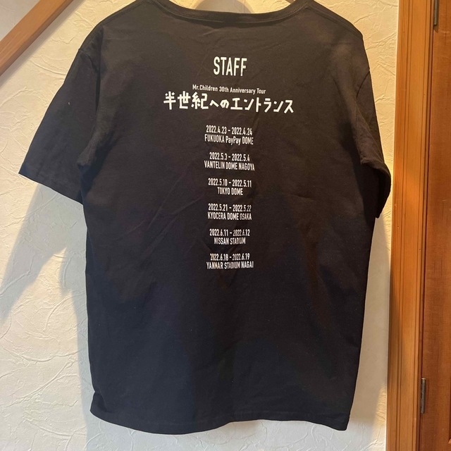 Mr.Children 半世紀へのエントランス STAFF Tシャツ 熱販売 36.0%割引