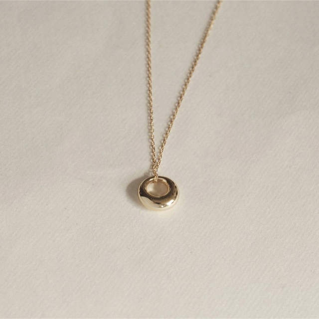 DEUXIEME CLASSE(ドゥーズィエムクラス)のcircle statement necklace 18kgp レディースのアクセサリー(ネックレス)の商品写真