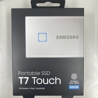 サムスン(SAMSUNG)のSamsung サムスン Portable SSD T7 Touch 500GB(PC周辺機器)