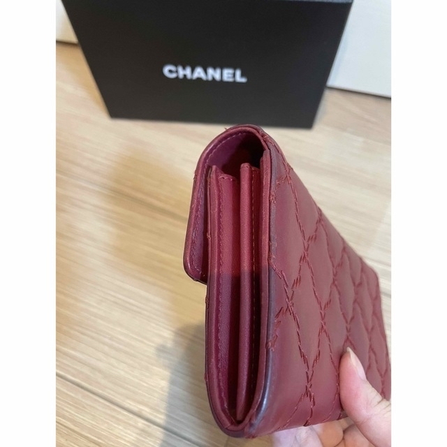 CHANEL(シャネル)のシャネル　CHANEL 財布　長財布　マトラッセ　ラムスキン　ウルトラステッチ レディースのファッション小物(財布)の商品写真