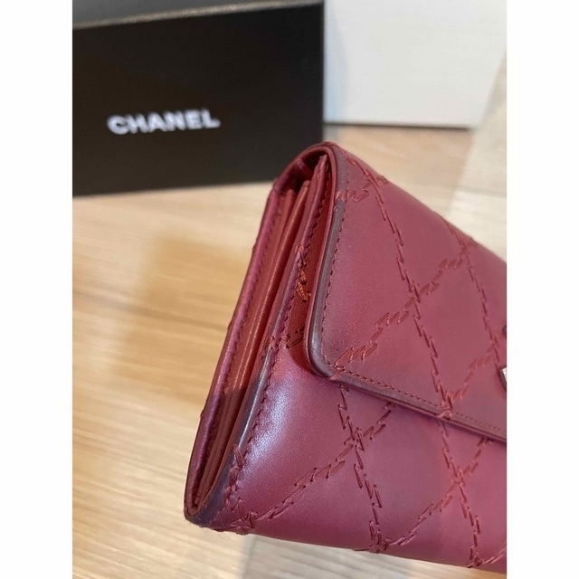 CHANEL(シャネル)のシャネル　CHANEL 財布　長財布　マトラッセ　ラムスキン　ウルトラステッチ レディースのファッション小物(財布)の商品写真