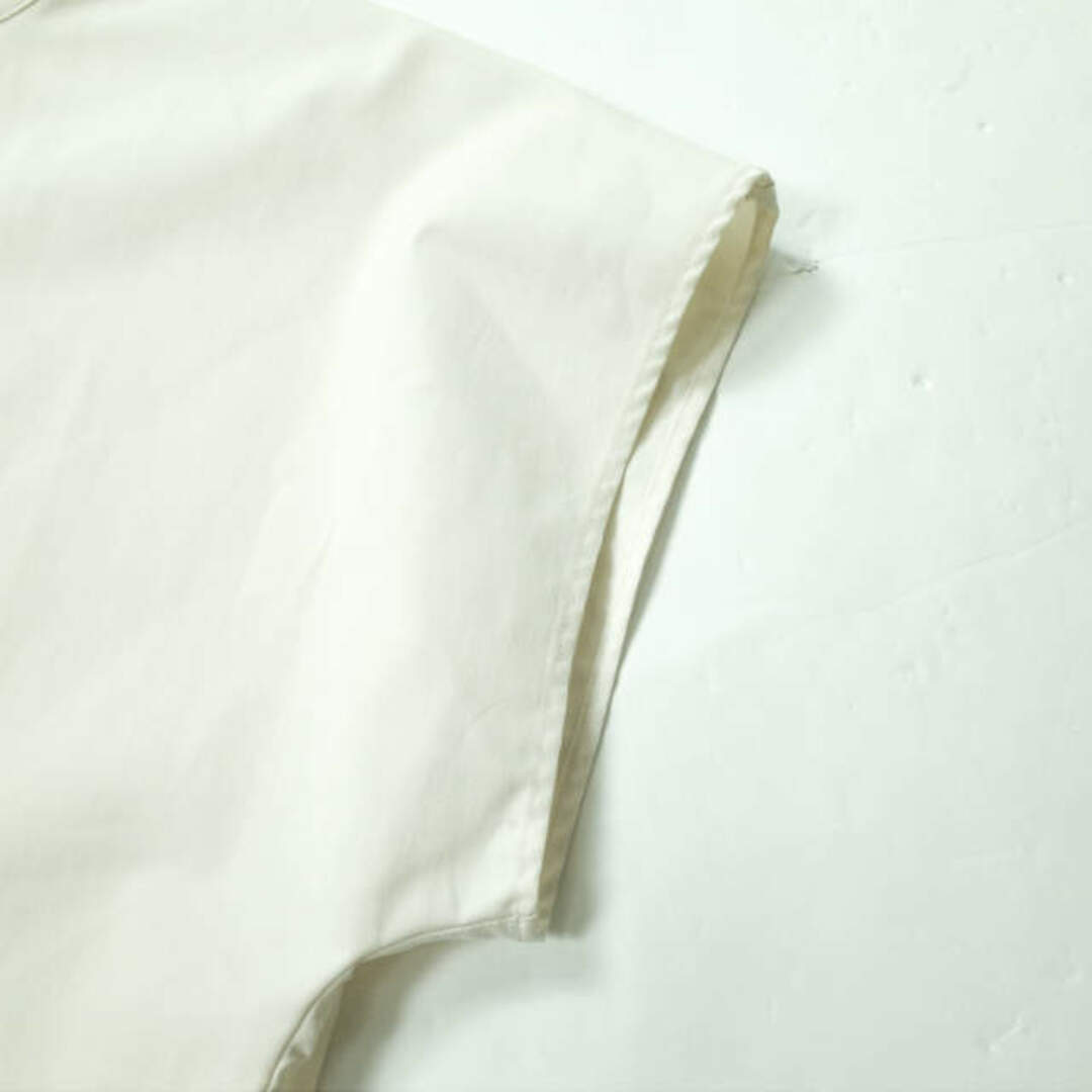 ELIN エリン 日本製 back open shirt バックオープンシャツ 11802-12-3033 38 オフホワイト スタンドカラー トップス【ELIN】 3
