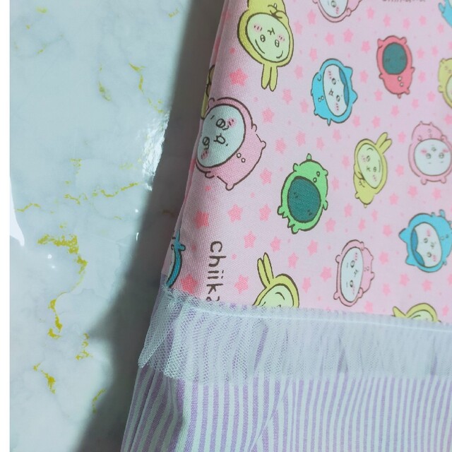 ちいかわ ハンドメイド レッスンバック 絵本バック 通園通学 ハンドメイドのキッズ/ベビー(バッグ/レッスンバッグ)の商品写真