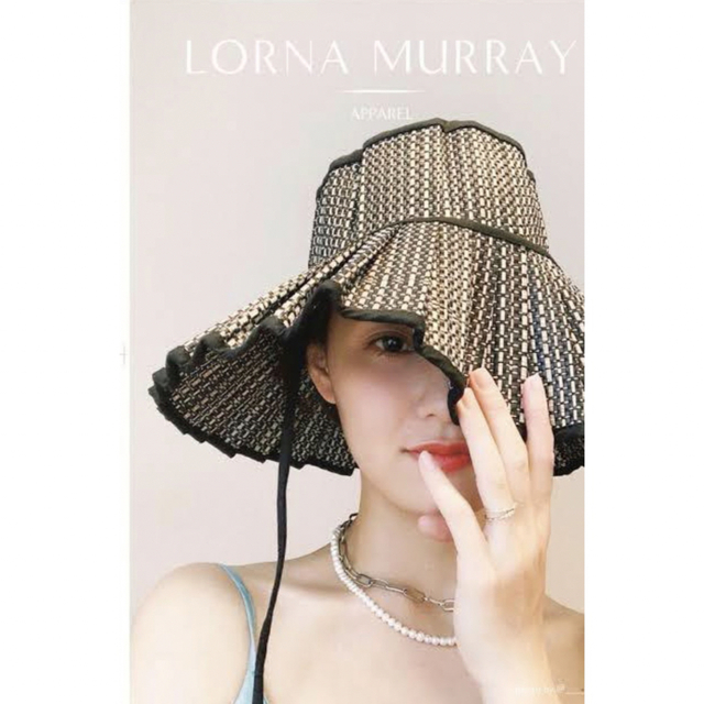 LORNA MURRAY ローナマーレイ☆ストローハット 麦わら帽子 モテ xn ...