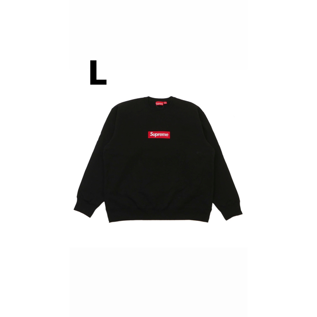 Supreme Box Logo Crewneck Black Lサイズ