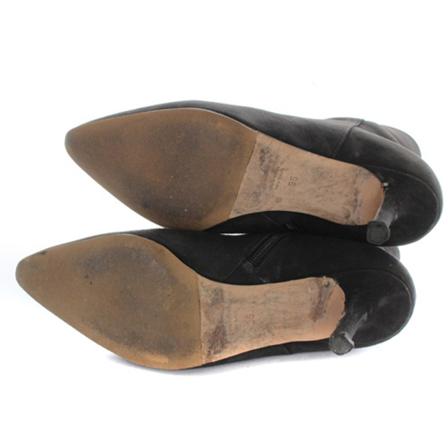 PELLICO(ペリーコ)のペリーコ ブーツ ショート スエード ピンヒール 35 22cm 黒 レディースの靴/シューズ(ブーツ)の商品写真