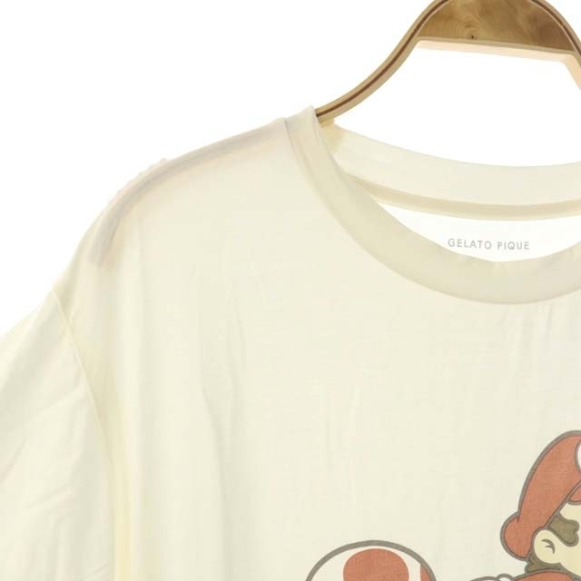 gelato pique(ジェラートピケ)のジェラートピケ スーパーマリオ キャラクターTシャツ 半袖 ナイトウェア レディースのトップス(Tシャツ(半袖/袖なし))の商品写真