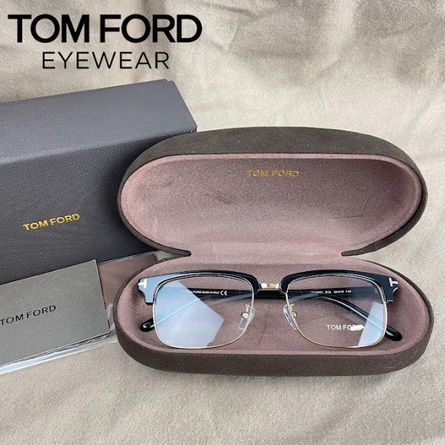 TOM FORD - 新品 トムフォード サーモントスタイル 眼鏡 TF5801 黒縁 ゴールドの通販 by 流通センター｜トムフォードならラクマ