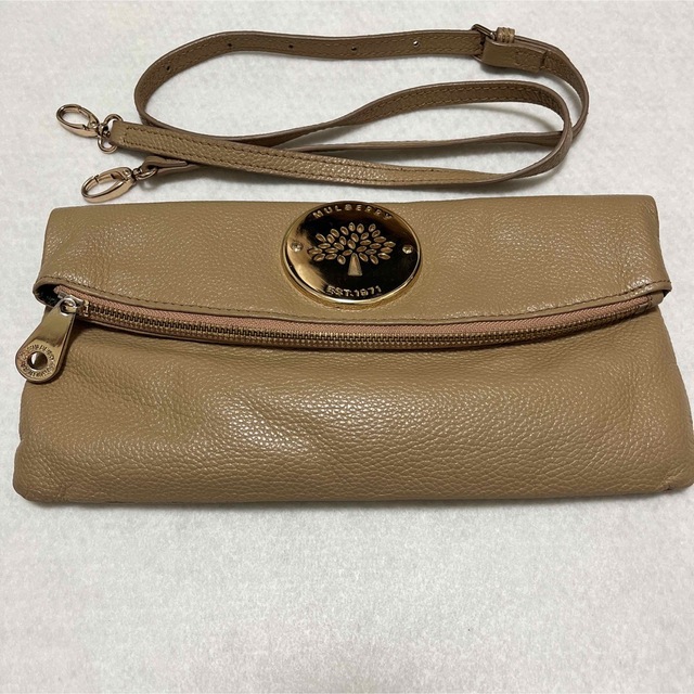 Mulberry(マルベリー)のMULBERRY マルベリー　スモールショルダーバッグ ブラウン　レザー レディースのバッグ(ショルダーバッグ)の商品写真