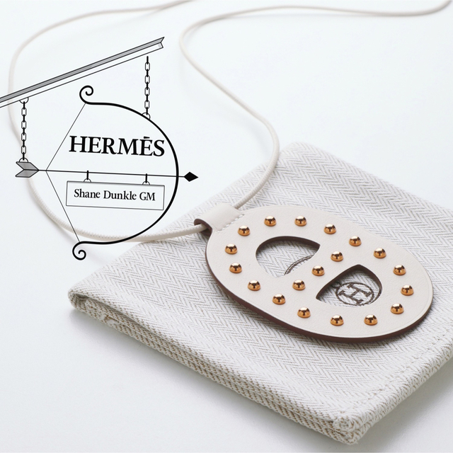 Hermes - 未使用保管品 HERMES エルメス シェーヌダンクル GM レザー ネックレス