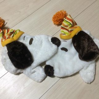 スヌーピー(SNOOPY)の【週末削除】 USJ購入 スヌーピー ミトン 手袋(手袋)