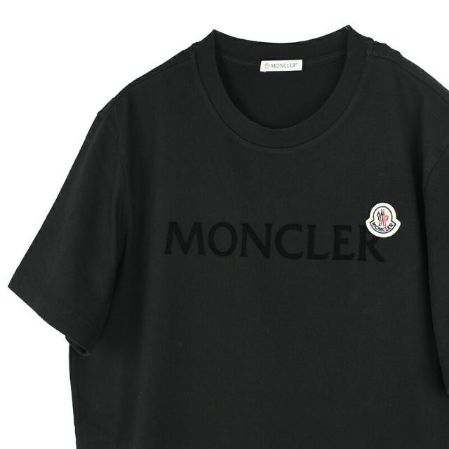 Mサイズ】モンクレール　MONCLER  半袖Tシャツ　ブラック