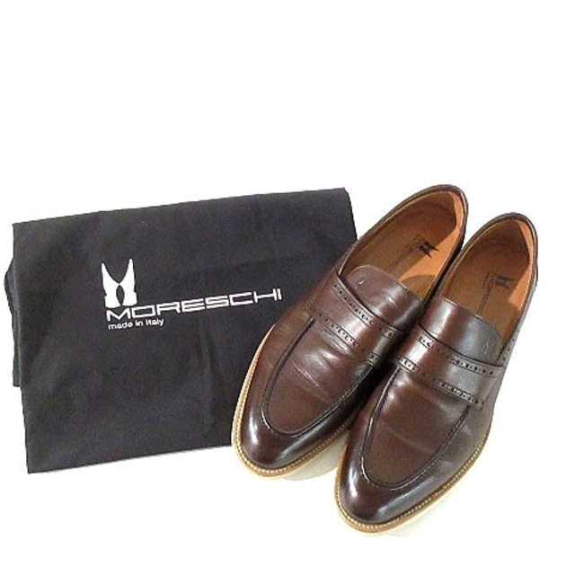 MORESCHI モレスキー タッセル ローファー スエード 25.5 | www