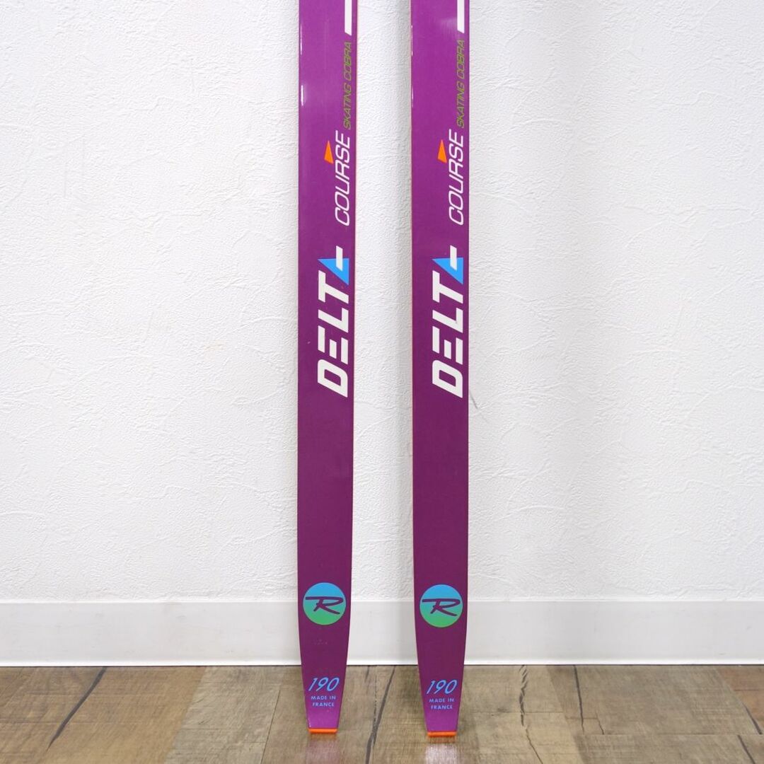 ロシニョール ROSSIGNOL クロスカントリー スキー DELTA 190cm 43mm ビンディング サロモン NNN クロカン スキー板