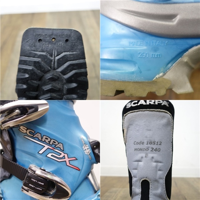 SCARPA - スカルパ SCARPA T2X 24.0cm テレマーク ブーツ SCARPA - スカルパ SCARPA T2X 24.0cm テレマーク ブーツ