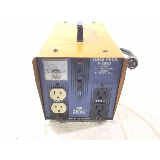 ☆品☆NICHIDO 日動工業 トラパック ダウントランス 降圧専用変圧器 F-200D 電動工具 67605