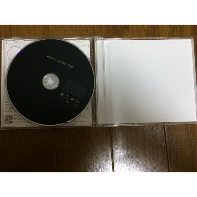 BACK NUMBER(バックナンバー)のfish / back number 初回限定版 CD+DVD エンタメ/ホビーのCD(ポップス/ロック(邦楽))の商品写真