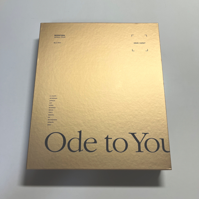 SEVENTEEN ODE TO YOU IN SEOUL Blu-rayのサムネイル