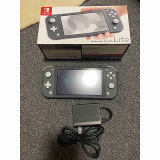 値下げしました！Nintendo Switch Liteグレー ケース付き(家庭用ゲーム機本体)