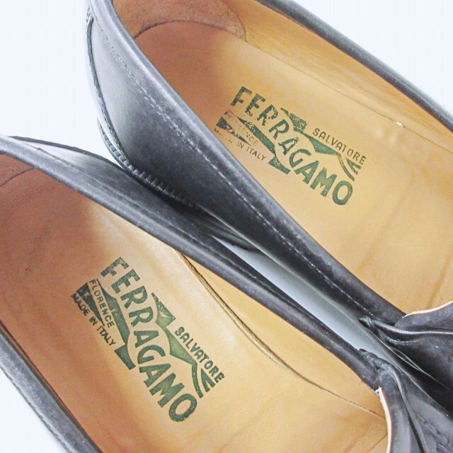 Salvatore Ferragamo(サルヴァトーレフェラガモ)のサルヴァトーレフェラガモ ローファー スリッポン モカシン ガンチーニ 6.5 メンズの靴/シューズ(スリッポン/モカシン)の商品写真