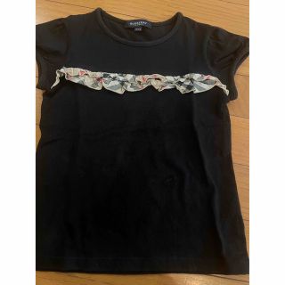 バーバリー(BURBERRY)のバーバリー　110 可愛いノバチェックフリルのカットソー(Tシャツ/カットソー)