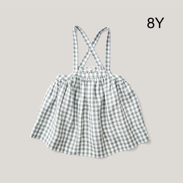 スカート【美品】Soor ploom  Eloise  Pinafore Gingham