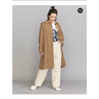 ユナイテッドアローズ(UNITED ARROWS)のフレアステンカラーコート(トレンチコート)