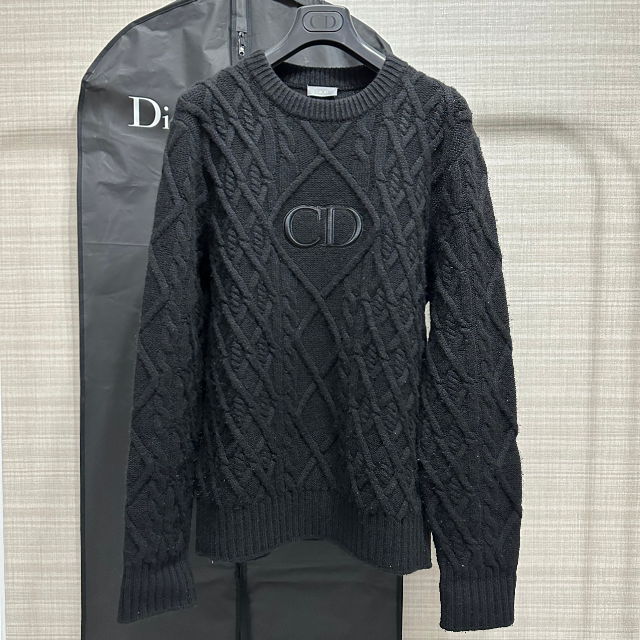 定価37万円 DIOR 22AW CD LOGO CASHMERE KNIT