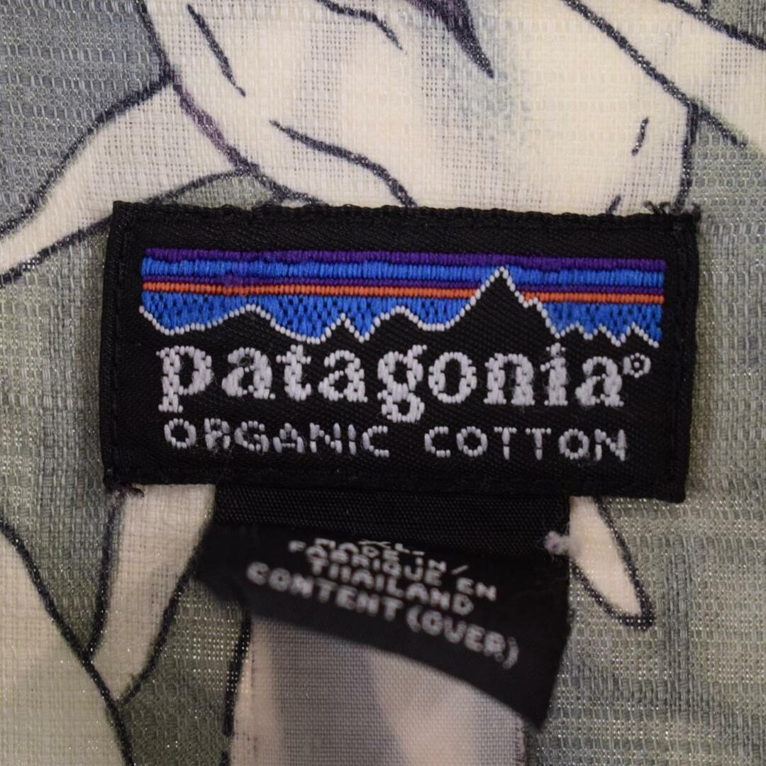 01年製 パタゴニア Patagonia ORGANIC COTTON オーガニックコットン 総柄 オープンカラー ハワイアンアロハシャツ メンズXL /eaa321155 2
