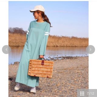 シマムラ(しまむら)の新品　しまむら　nozomi コラボ　バッグナンバー　ワンピース(ロングワンピース/マキシワンピース)