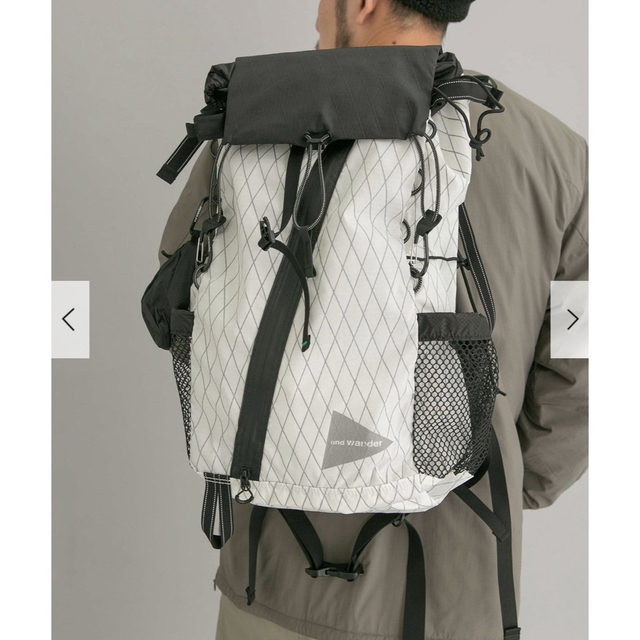 新品未使用〈and wander〉X-Pac 30L backpack ホワイト