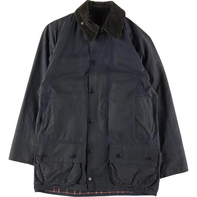 90年代 バブアー Barbour BEAUFORT ビューフォート 旧3ワラント オイルド ハンティングジャケット 英国製 C34 メンズS ヴィンテージ /eaa321022