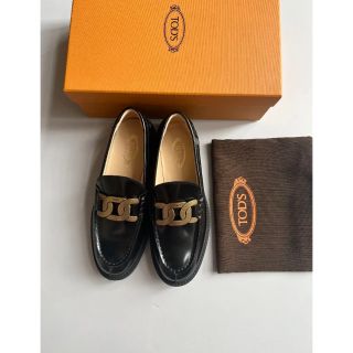 TOD'S トッズ タイムレス レザー ローファー 36