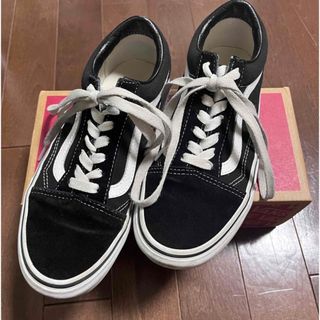 ヴァンズ(VANS)の【23センチ】VANS オールドスクール　黒(スニーカー)