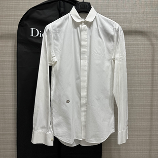 ディオールオム(DIOR HOMME)のDIOR HOMME LOGO PATCH WHITE SHIRT(シャツ)