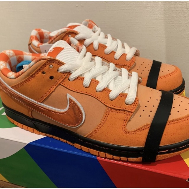 Jordan Brand（NIKE）(ジョーダン)のナイキ × CONCEPTS ダンク オレンジ ロブスター 26.5cm メンズの靴/シューズ(スニーカー)の商品写真