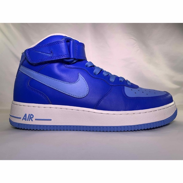 NIKE BY YOU AIR FORCE 1 MID BLUE 27.0cm 高価値 iunhi.edu.mx
