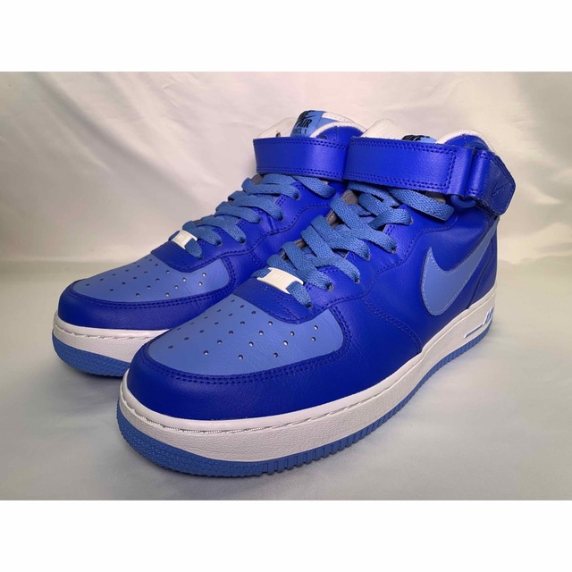 NIKE BY YOU AIR FORCE 1 MID BLUE 27.0cm 高価値 iunhi.edu.mx