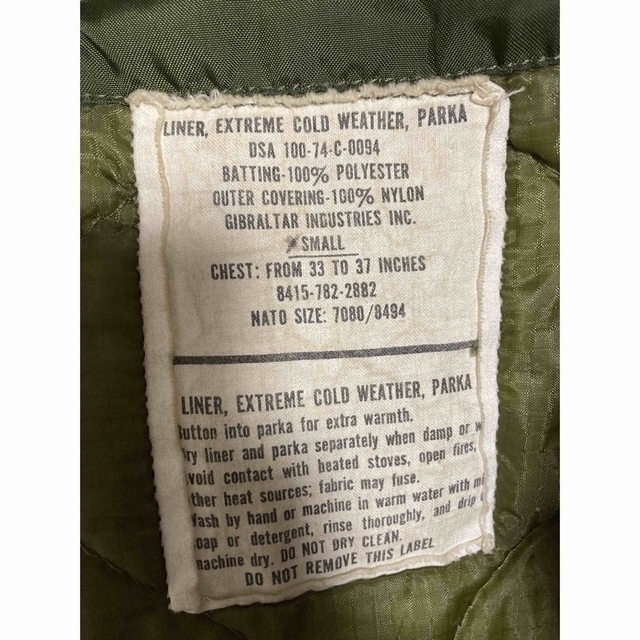 70s M65 Fishtail Coat フィッシュテールパーカーライナーあり メンズのジャケット/アウター(モッズコート)の商品写真