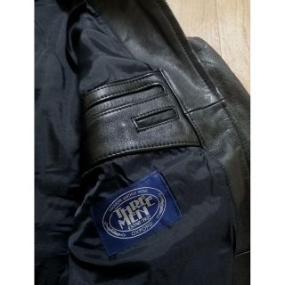 本革 牛革 G1 ヴィンテージ レザージャケット 革ジャン ブラック 黒 L