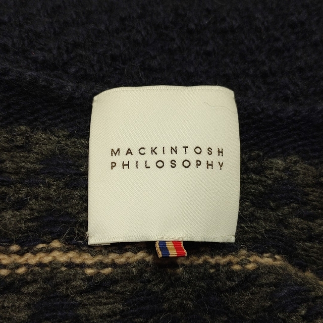 MACKINTOSH PHILOSOPHY(マッキントッシュフィロソフィー)の大人気✨マッキントッシュフィロソフィー ネイティブ カーディガン アルパカ混 M メンズのトップス(カーディガン)の商品写真